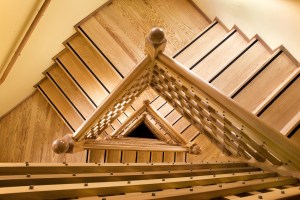 Ash triangular staircase - Cut String | Ash Treads, Risers, Balusters, Handrail and Newel Posts | Grip Strip