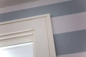 Internal attic window detail - Beech | 7mm Pyrodur Glass | White | 30min Fire Rated