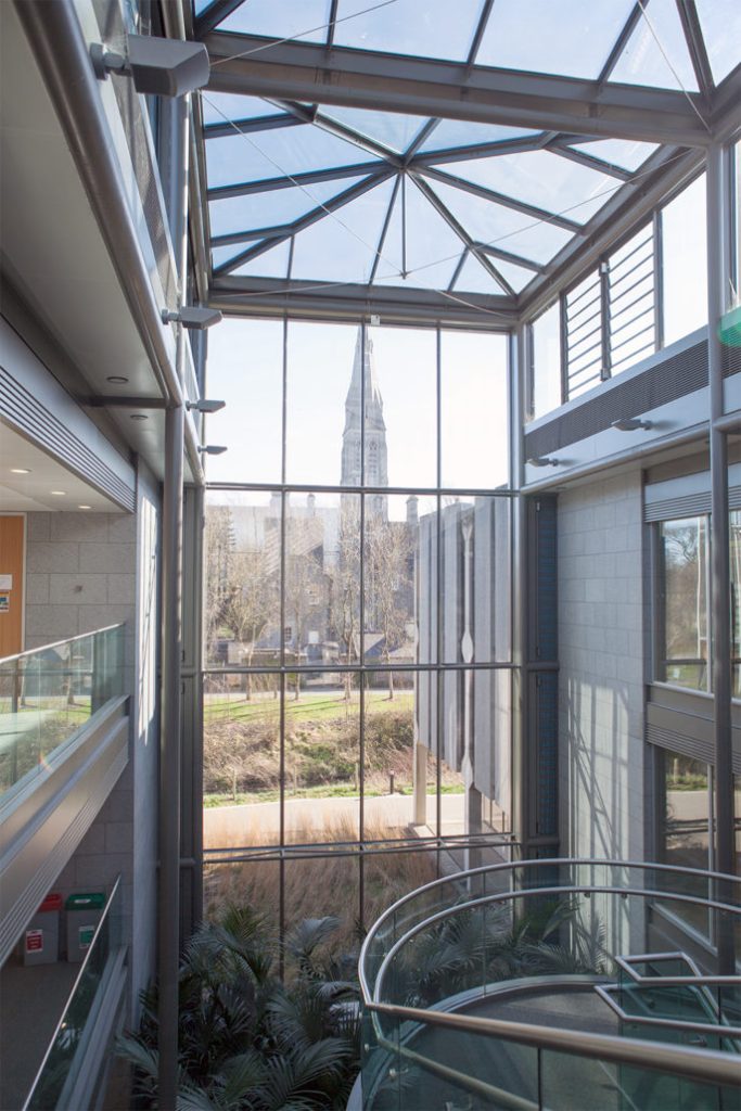 Wall and ceiling windows - natural light - glass house - sky light windows