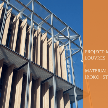 Project: Maynooth Louvres - iroko - steel - timber fins - motorised - pivot pont rotation